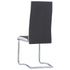 Swen Studio -  Cantilever Dining Chairs 6 pcs Black Fabric